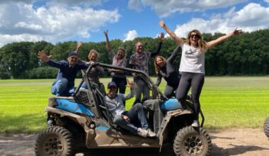 Maandag 12 mei Buggy Rally rijden en schieten